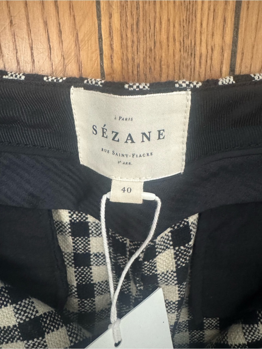 Sézane Martin Cropped Trousers NWT - Picture 6 of 10